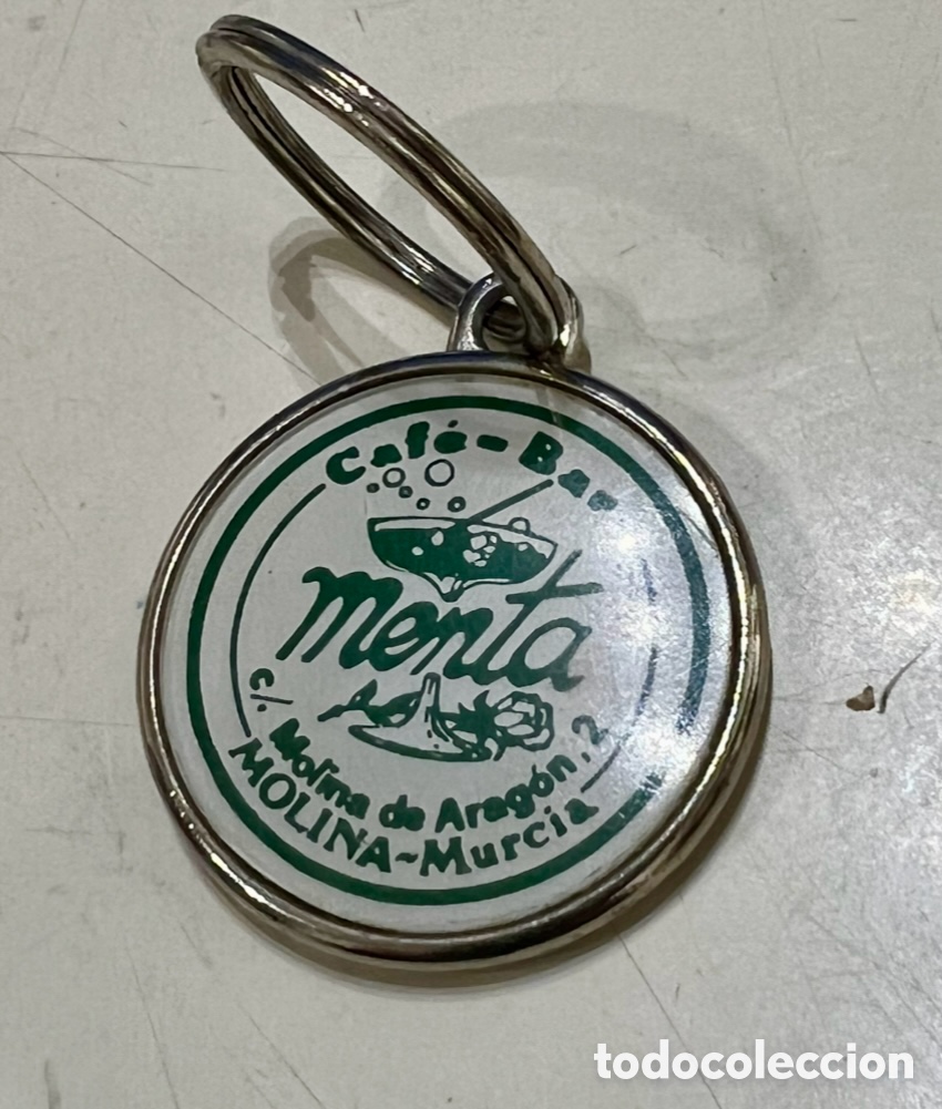 Coleccionismo de llaveros: Llavero. Cafe - Bar MENTA. Molina de Segura. Murcia. A&ntilde;os 70.