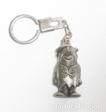 Coleccionismo de llaveros: PABLO M&Aacute;RMOL ANTIGUO LLAVERO - AMIGO DE PEDRO PICAPIEDRA- FIGURA PERSONAJE DE DIBUJOS LOS PICAPIEDRA