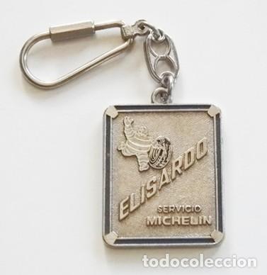 Coleccionismo de llaveros: PRECIOSO LLAVERO - SERVICIO MICHELIN - ELISARDO - ANTIGUO - PUBLICIDAD VENTA DE NEUM&Aacute;TICOS - JEREZ