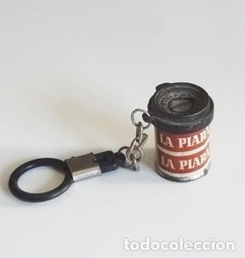 Coleccionismo de llaveros: LLAVERO BOTE DE LA PIARA -&iquest; A&Ntilde;OS 80 ? - PUBLICIDAD DE FOIE-GRAS - BOTECITO MINIATURA - ESPA&Ntilde;A