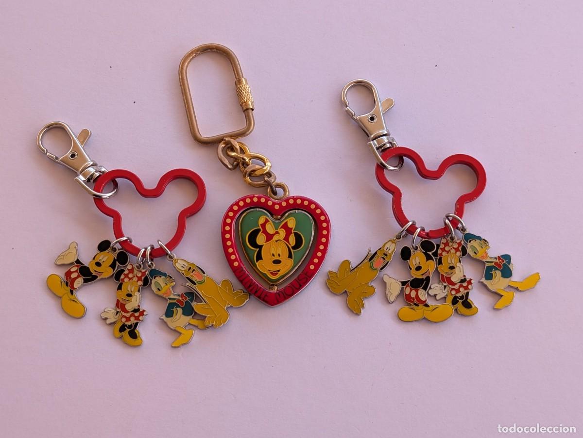 Coleccionismo de llaveros: Lote 3 Llaveros Disney Disneyland Paris Impecables