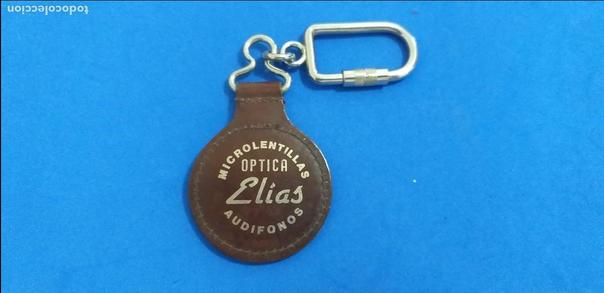 Coleccionismo de llaveros: Llavero con publicidad de la &oacute;ptica Elias