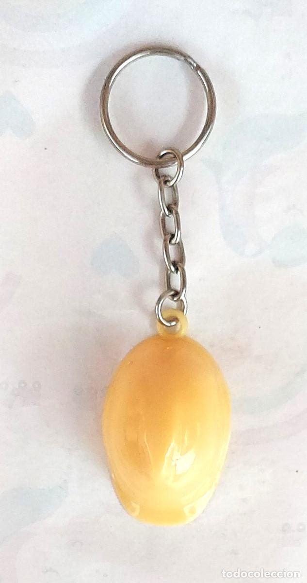 Coleccionismo de llaveros: Llavero de casco amarillo