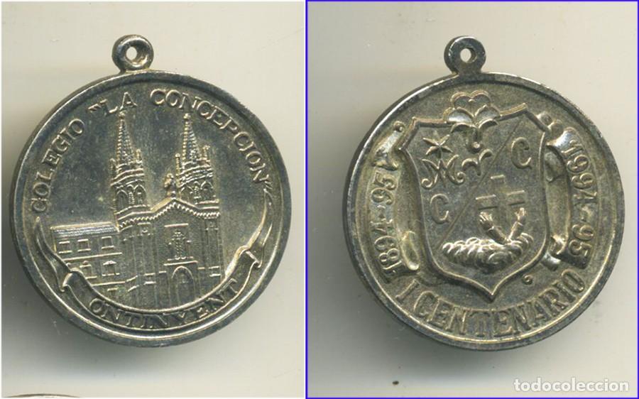 Coleccionismo de llaveros: LLAVERO COLGANTE COLEGIO DE LA CONCEPCI&Oacute;N 1&ordm; CENTENARIO 1894-95 / 1994-95