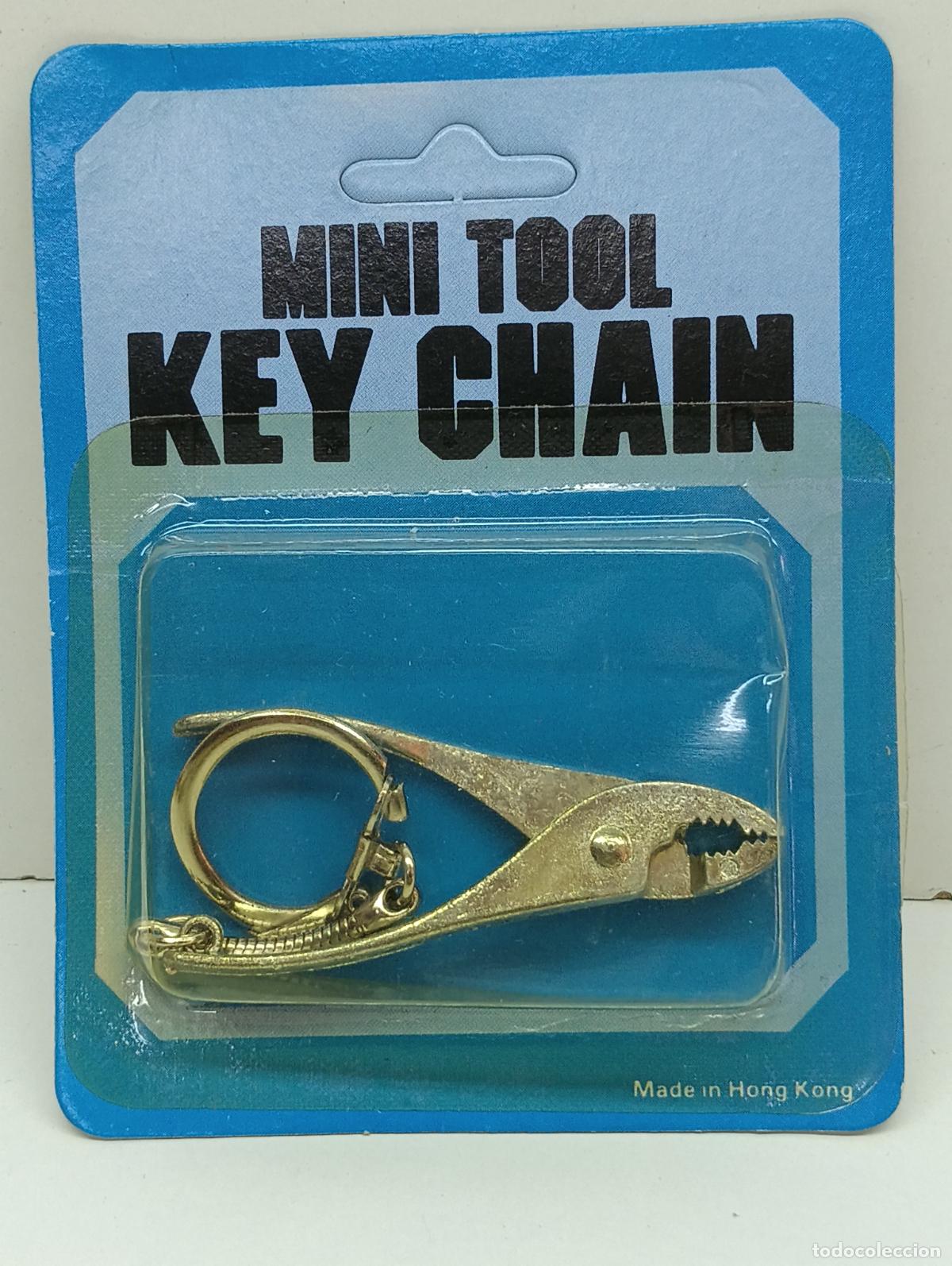 Coleccionismo de llaveros: Antiguo Llavero Mini Herramienta Alicates Funcionales - Nuevo en Bl&iacute;ster - Made in Hong Kong