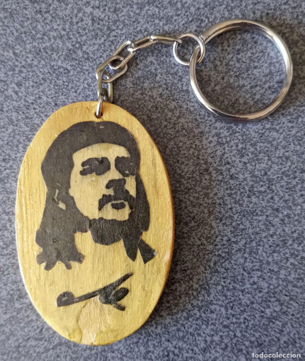 Coleccionismo de llaveros: Llavero madera che guevara