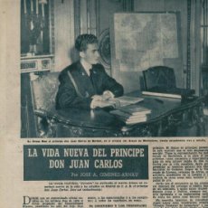 Coleccionismo de Los Domingos de ABC: ABC AÑO 1955 PRINCIPE DON JUAN CARLOS EN MONTELLANO RUEDAS DE COCHE PIRELLI EDESA FRIGORIFICO
