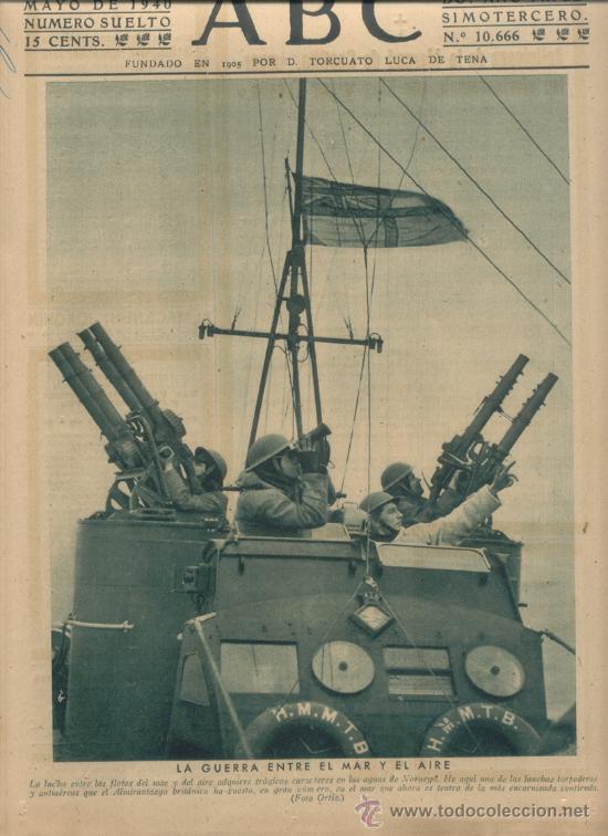 Coleccionismo de Los Domingos de ABC: ABC  2 de Mayo de 1940 - Foto 1