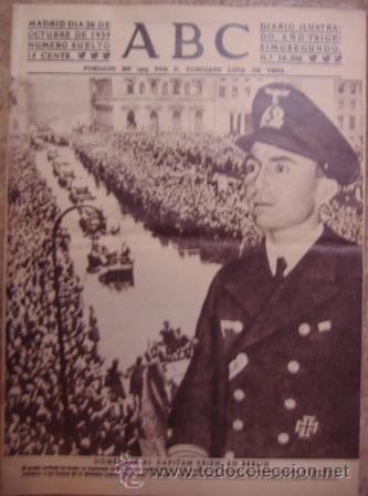 Coleccionismo de Los Domingos de ABC: Facsimil ABC 26 de octubre de 1939. - Foto 1