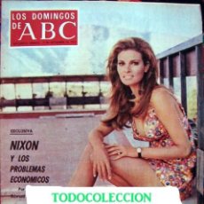 Coleccionismo de Los Domingos de ABC: REVISTA LOS DOMINGOS DE ABC / RAQUEL WELCH / AÑO 1972
