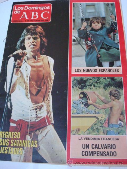 Coleccionismo de Los Domingos de ABC: ROLLING STONES. - Foto 1