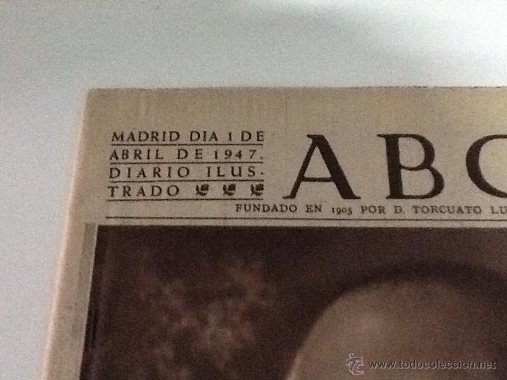Coleccionismo de Los Domingos de ABC: ABC 1 Abril de 1947 El General&iacute;simo - Foto 2