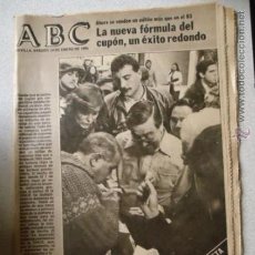 Coleccionismo de Los Domingos de ABC: ABC LA NUEVA FORMULA DEL CUPON , UN EXITO REDONDO, LA PLANA MAYOR DE ETA, SIGUE EN FRANCIA , 1984. Lote 37976989