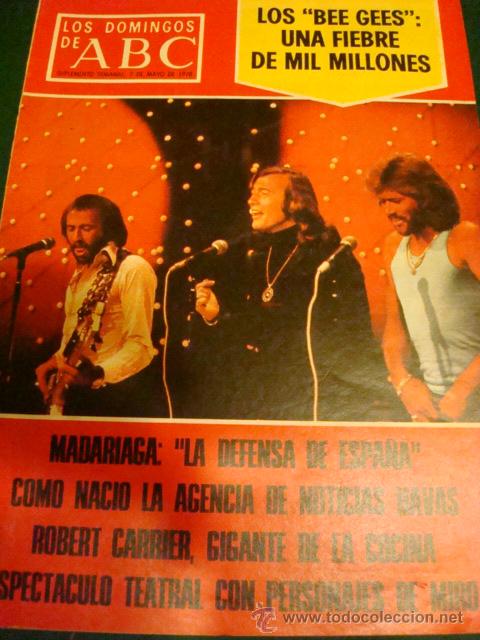 Coleccionismo de Los Domingos de ABC: LOS DOMINGOS DE ABC- BEE GEES - Foto 1
