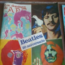 Coleccionismo de Los Domingos de ABC: LOS DOMINGOS DE ABC. BEATLES 20 ANIVERSARIO,DIEZ PAGINAS.. Lote 46671193
