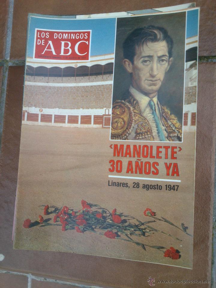 Coleccionismo de Los Domingos de ABC: LOS DOMINGOS DE ABC.MANOLETE. - Foto 1