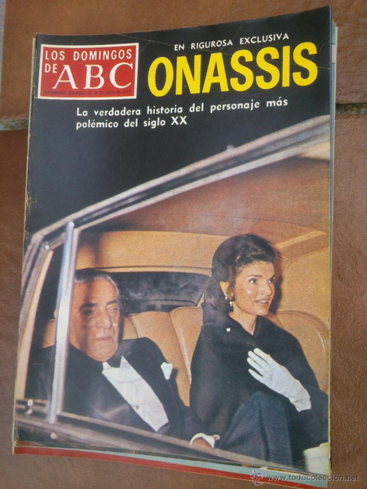 Coleccionismo de Los Domingos de ABC: LOS DOMINGOS DE ABC.ONASSIS. - Foto 1