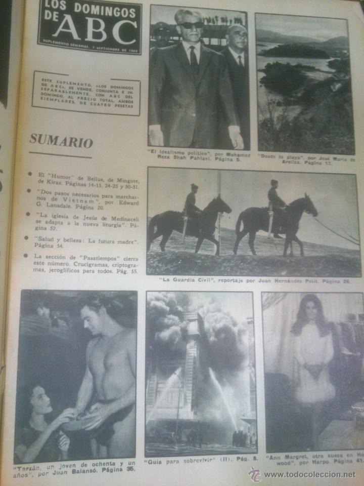 Coleccionismo de Los Domingos de ABC: LOS DOMINGOS DE ABC. DE 1969 - Foto 2