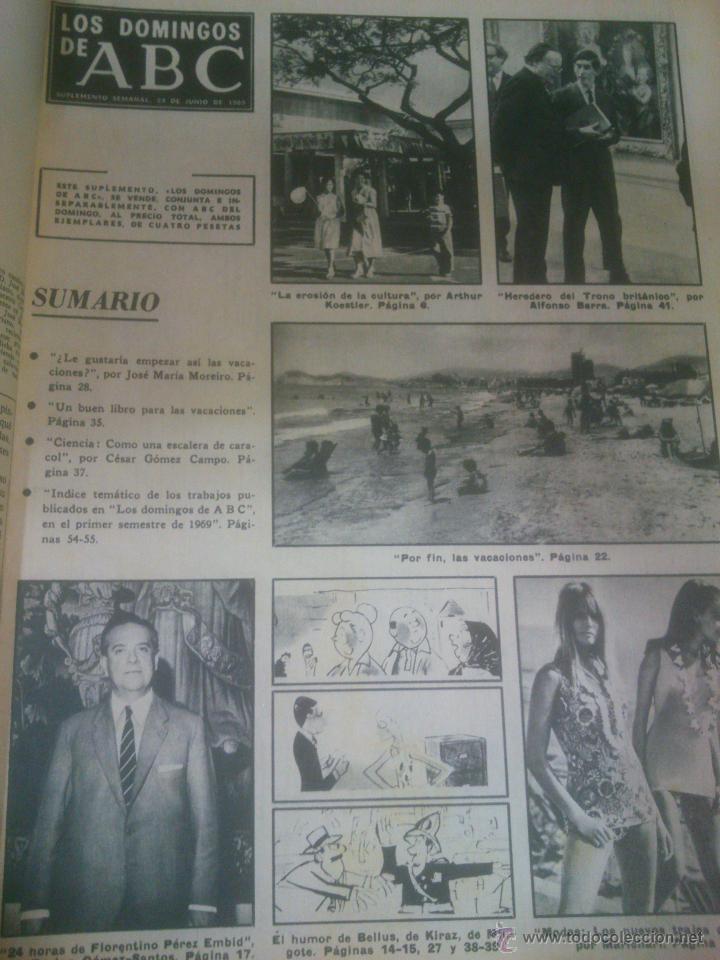 Coleccionismo de Los Domingos de ABC: LOS DOMINGOS DE ABC. DE 1969 - Foto 2