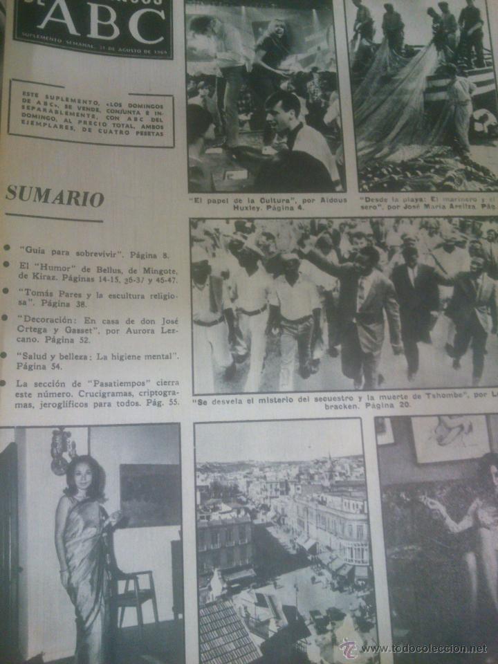 Coleccionismo de Los Domingos de ABC: LOS DOMINGOS DE ABC. DE 1969 - Foto 2
