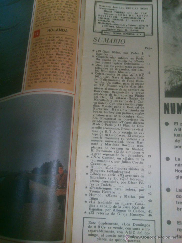Coleccionismo de Los Domingos de ABC: LOS DOMINGOS DE ABC. DE 1969 - Foto 2