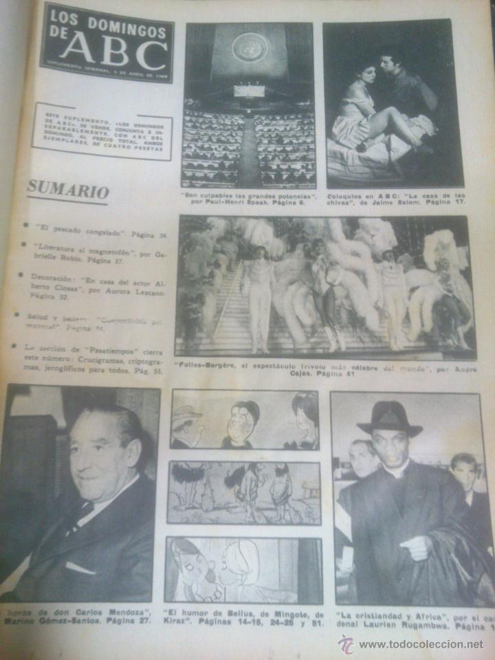 Coleccionismo de Los Domingos de ABC: LOS DOMINGOS DE ABC. DE 1969 - Foto 2