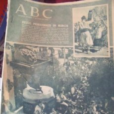 Coleccionismo de Los Domingos de ABC: ABC 7 ABRIL 1953 FIESTAS PRIMAVERALES MURCIA. Lote 58436370