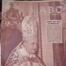 Coleccionismo de Los Domingos de ABC: ABC 2 SETIEMBRE 1963 40 AÑOS DE OBISPO DE MADRID ALCALA. Lote 58436504