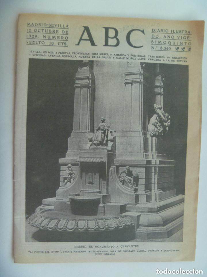 Coleccionismo de Los Domingos de ABC: FACS&Iacute;MIL DE ABC DEL 12 DE OCTUBRE DE 1929 - Foto 1
