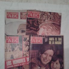 Coleccionismo de Los Domingos de ABC: LOTE DE 4 NUMEROS DE LOS DOMINGOS DE ABC - ABRIL 1976. Lote 113740995