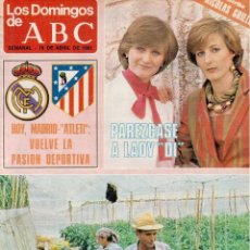 Coleccionismo de Los Domingos de ABC: 1981 ALMERÍA, LA HUERTA DE EUROPA.MADRID-ATLETI.MANOLO. LLUIS LLACH. JUAN BAUTISTA HUMET. VER FOTOS