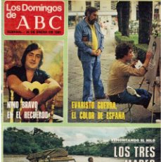 Coleccionismo de Los Domingos de ABC: 1981 NINO BRAVO.EVARISTO GUERRA. RAMONCÍN.ANA LÖSCHER. ZOE 14.ROCÍO JURADO. VER FOTOGRAFÍAS.