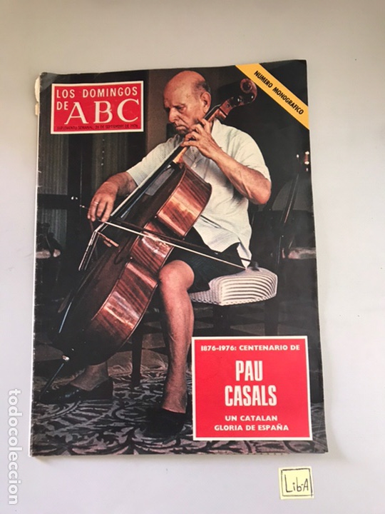 Coleccionismo de Los Domingos de ABC: ABC - PAUL CASALS - Foto 1