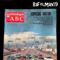 Coleccionismo de Los Domingos de ABC: LOS DOMINGOS DE ABC - ESPECIAL MOTOR, COCHE DEL AÑO - PUBLICIDAD PEGASO, FORD GRANADA, TALBOT 150. Lote 183604621