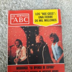 Colecionismo de Los Domingos de ABC: T1 LOS DOMINGOS DE ABC. SUPLEMENTO SEMANAL. AÑO 1978. LOS BEE GEES.. Lote 191602702