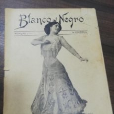 Coleccionismo de Los Domingos de ABC: REVISTA BLANCO Y NEGRO. Nº 1021. 1910. LA CANCION DE LAS ROSAS. CRONICA DE PARIS.. Lote 213149637