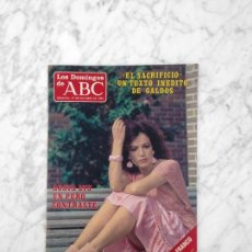 Colecionismo de Los Domingos de ABC: LOS DOMINGOS DE ABC - 1985 - AGATA LYS, EL SACRIFICIO DE GALDOS, VIDA DE FRANCO. Lote 226348485