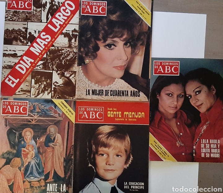 Coleccionismo de Los Domingos de ABC: 5 SUPLEMENTOS LOS DOMINGOS DE ABC. - Foto 1