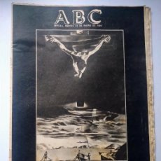 Coleccionismo de Los Domingos de ABC: REVISTA ABC SEVILLA, MARTES 24 ENERO 1989. DALÍ, MUERTO.. Lote 244642230