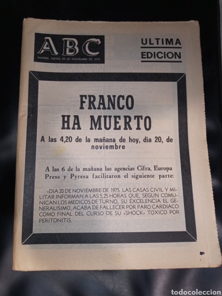 Coleccionismo de Los Domingos de ABC: LOTE 5 ABC 1 YA FRANCO - Foto 4 - 299486933