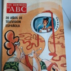 Coleccionismo de Los Domingos de ABC: LOS DOMINGOS DE ABC 1976. 20 AÑOS DE TELEVISIÓN ESPAÑOLA