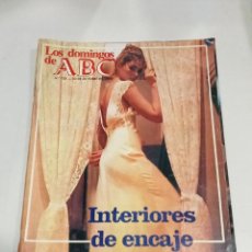 Coleccionismo de Los Domingos de ABC: REVISTA. LOS DOMINGOS DE ABC. 10/10/1982. ENCAJE Y SATÉN, BERNARD, CHINA, PERRO ESPAÑOL. LEER. Lote 319377178