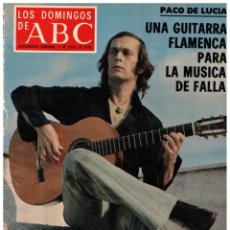 Coleccionismo de Los Domingos de ABC: PACO DE LUCIA. CINE PARA LA HISTORIA. TUNEZ. FERNANDO PUIG-ROSADO. KOJAK, COLOMBO. VER SUMARIO