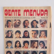Coleccionismo de Los Domingos de ABC: GENTE MENUDA 53 LOS DOMINGOS DE ABC 1976 CON PÓSTER. Lote 335069093