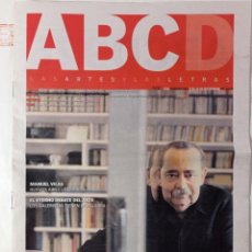 Coleccionismo de Los Domingos de ABC: ABC D LAS ARTES Y LAS LETRAS 926. TRÍAS FILÓSOFO EN EL SXXI. MANUEL VILAS. GALERISTAS. J.R. JIMÉNEZ. Lote 337115793