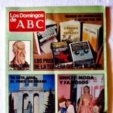 Coleccionismo de Los Domingos de ABC: LOS DOMINGOS DE ABC - 1979 - PROFECÍAS III GUERRA MUNDIAL - FORD GRANADA - ALEIXANDRE - UNICEF