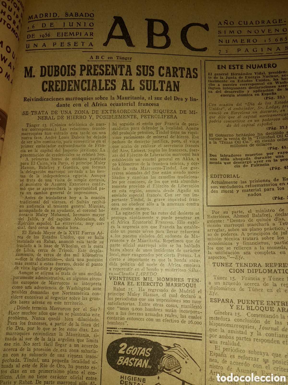 Coleccionismo de Los Domingos de ABC: ABC 16 JUNIO 1956 - Foto 12