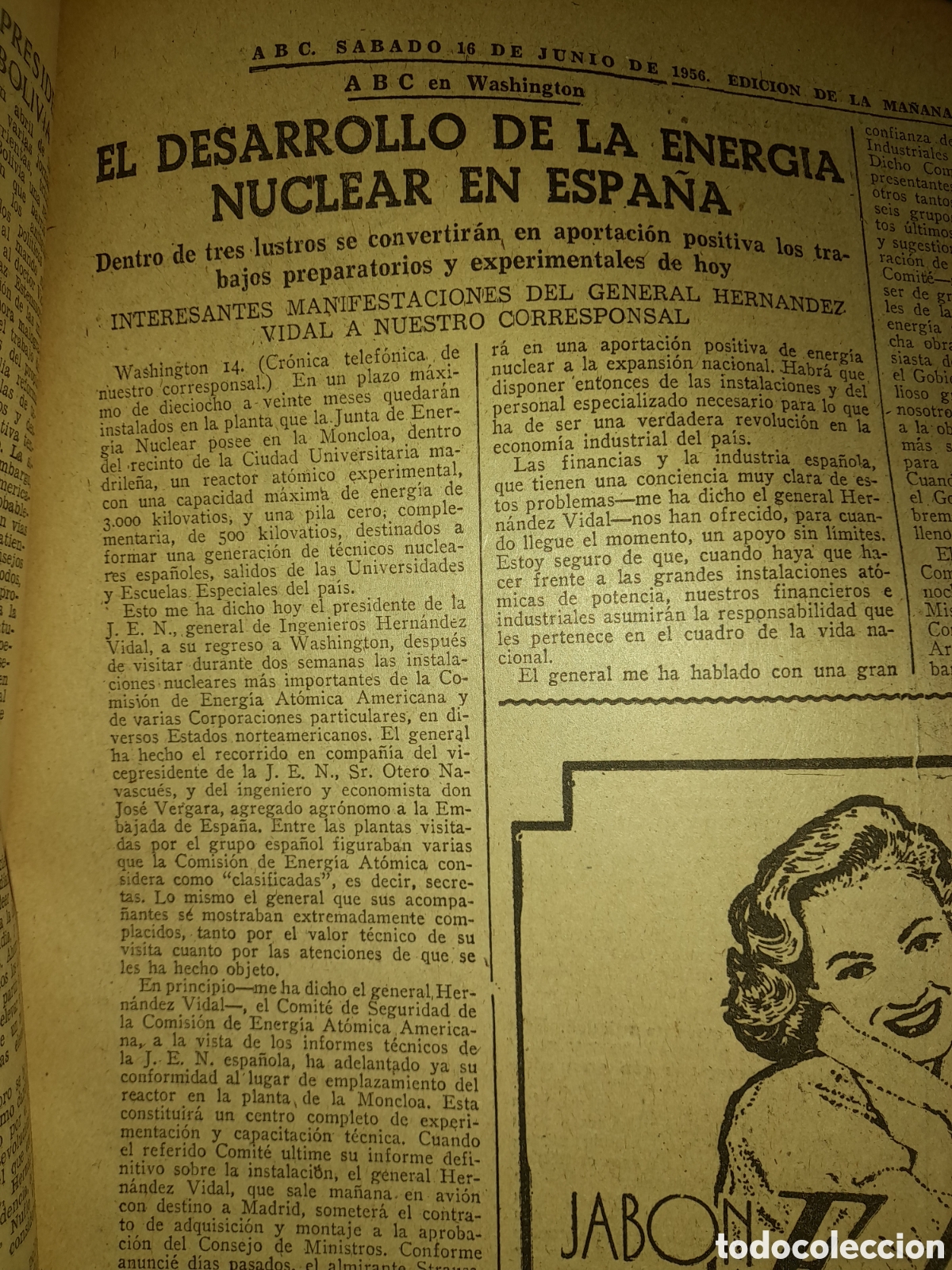 Coleccionismo de Los Domingos de ABC: ABC 16 JUNIO 1956 - Foto 13