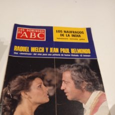 Coleccionismo de Los Domingos de ABC: GG-999 LOS DOMINGOS DE ABC SUPLEMENTO 4 SEPTIEMBRE 1977 RAQUEL WELCH Y JEAN PAUL BELMONDO