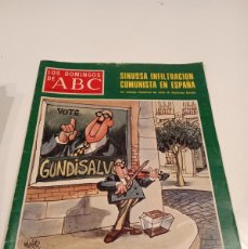 Coleccionismo de Los Domingos de ABC: GG-999 LOS DOMINGOS DE ABC SUPLEMENTO 12 JUNIO 1977 SINUOSA INFILTRACION COMUNISTA EN ESPAÑA
